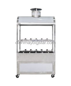 Lò quay gà vịt 2 tầng 10 xiên