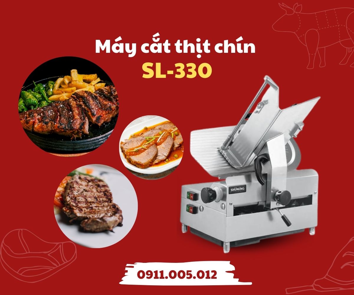 Máy cắt thịt chín SL-330